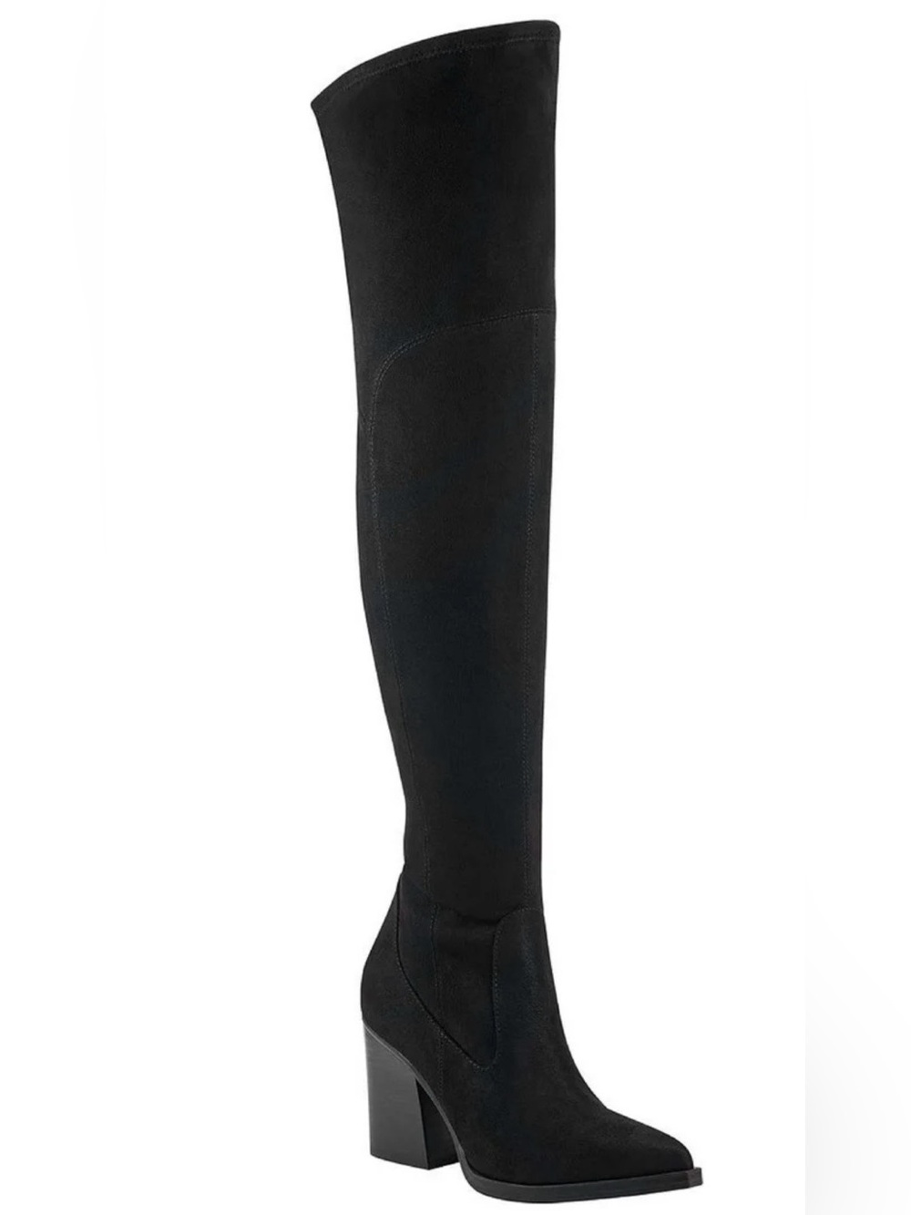 Marc Fisher Over-the-Knee Black Suede Boot